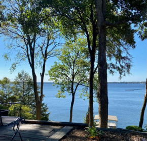 Newly Renovated 4B, 2.5 bath Lakefront home with South Grand Lake Views and dock